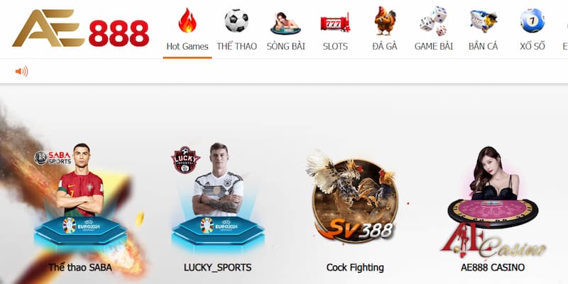 Loạt game bùng nổ tại AE888