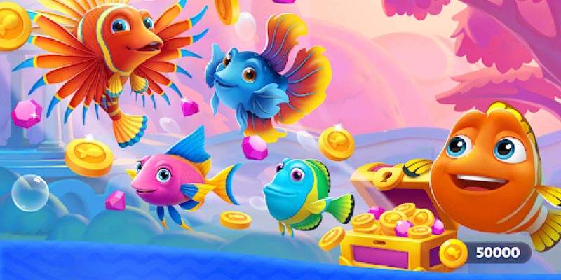 Ngay sau khi cá rời màn hình hãy bắn vào góc chết