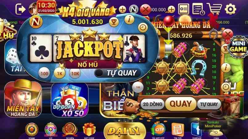 Giao diện bắt mắt của Win Nổ Hũ